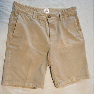 Flint and Tinder 365 Chino Khaki Men's Short Size 33"/9" Flat Front